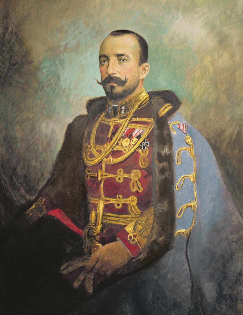 Itävallan arkkiherttua Joseph August, n. 1916 (öljy kankaalle) tekijältä Vienna Nedomansky Studio
