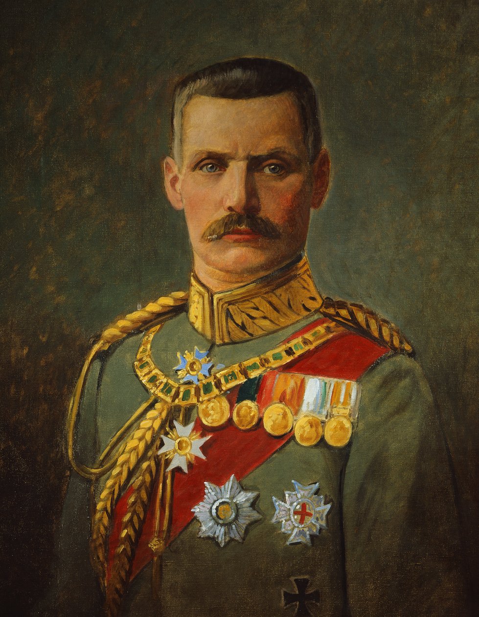 Baijerin kruununprinssi Rupprecht, n. 1916 (öljy kankaalle) tekijältä Vienna Nedomansky Studio