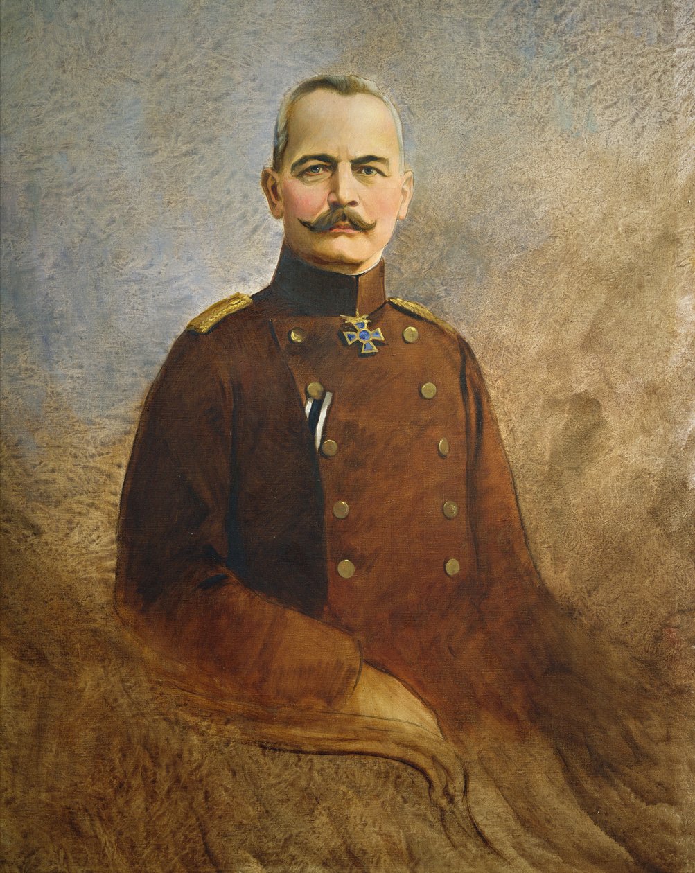 Kenraali Erich von Falkenhayn, n. 1916 (öljy kankaalle) tekijältä Vienna Nedomansky Studio