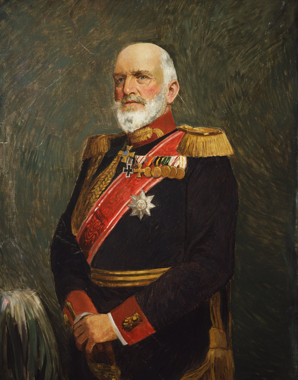 Kenraali Josiah von Heeringen, n. 1916 (öljy kankaalle) tekijältä Vienna Nedomansky Studio