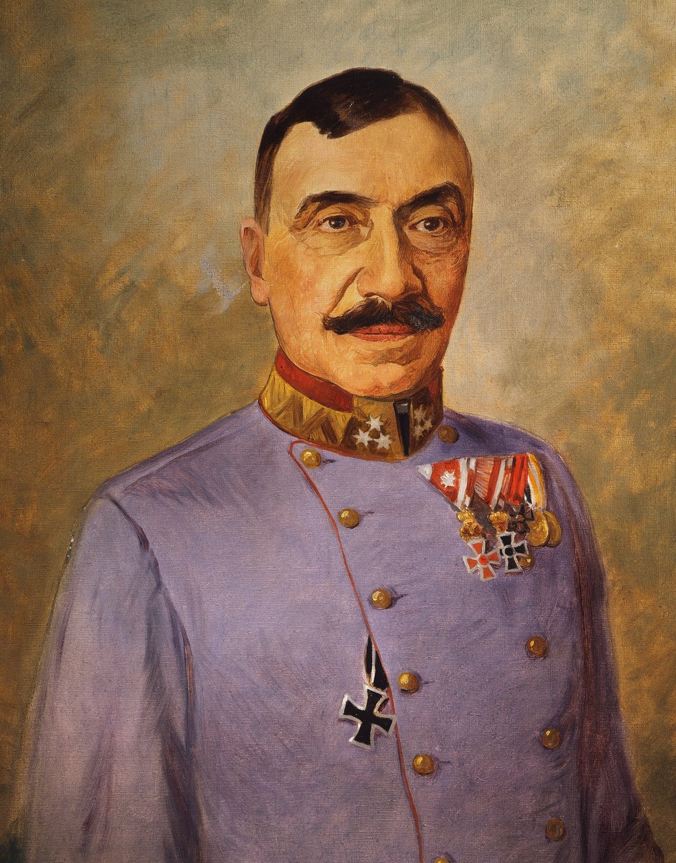Kenraali Karl von Planter-Baltin, n. 1916 (öljy kankaalle) tekijältä Vienna Nedomansky Studio