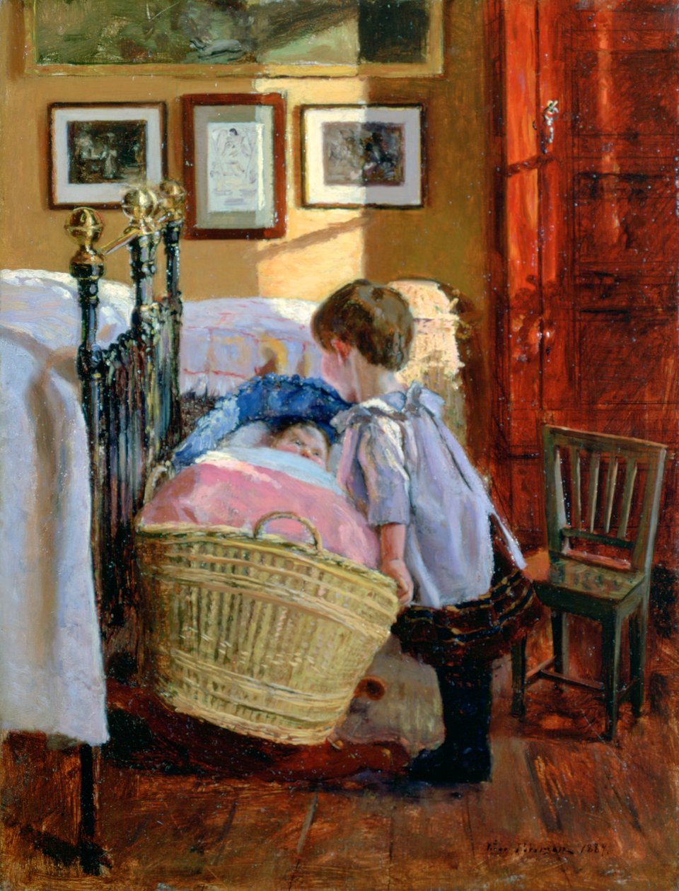 "The Watchful Eye", 1889 tekijältä Viggo Christian Frederik Vilhelm Pedersen