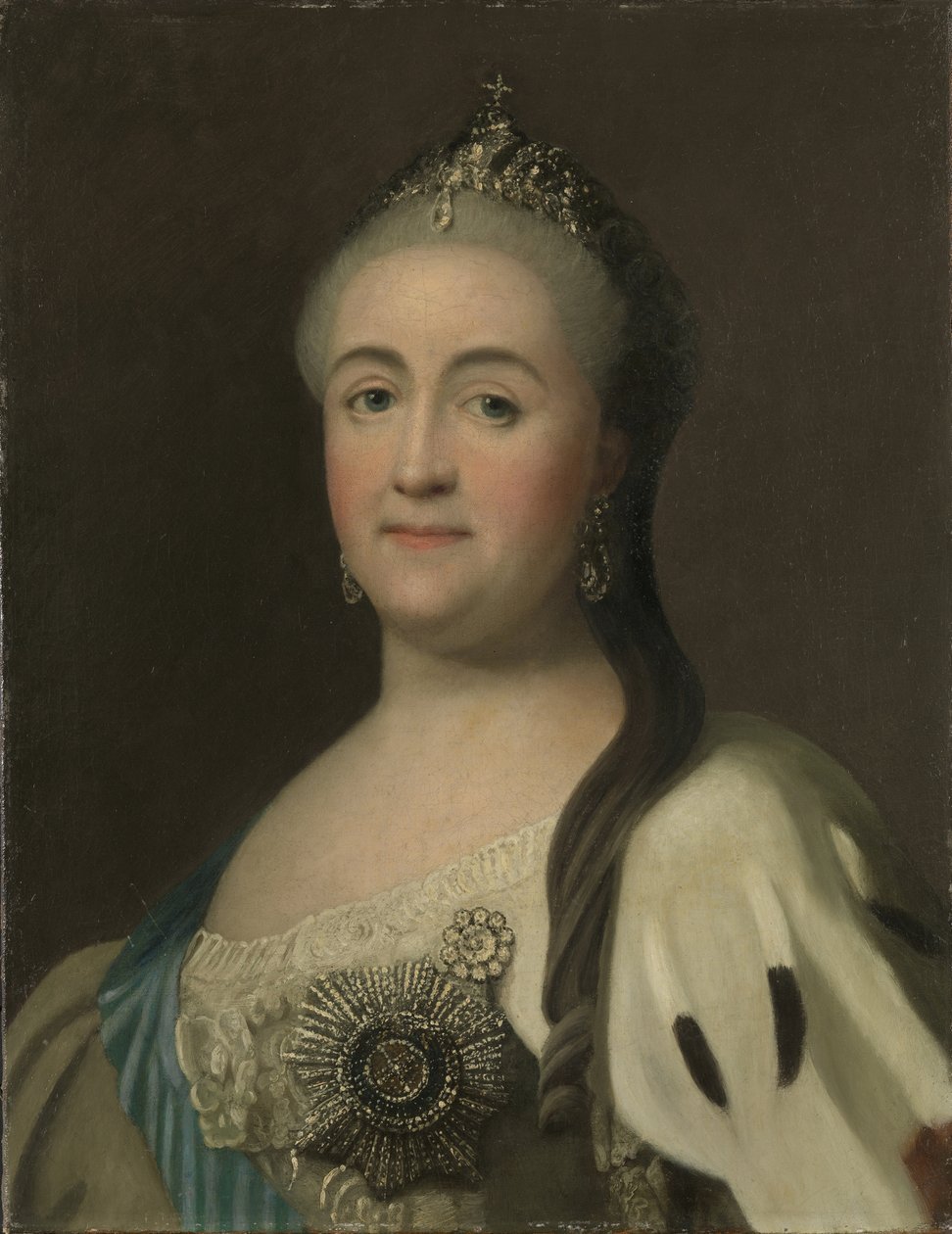 Keisarinna Katariina II:n muotokuva 1729-1796. tekijältä Vigilius Erichsen