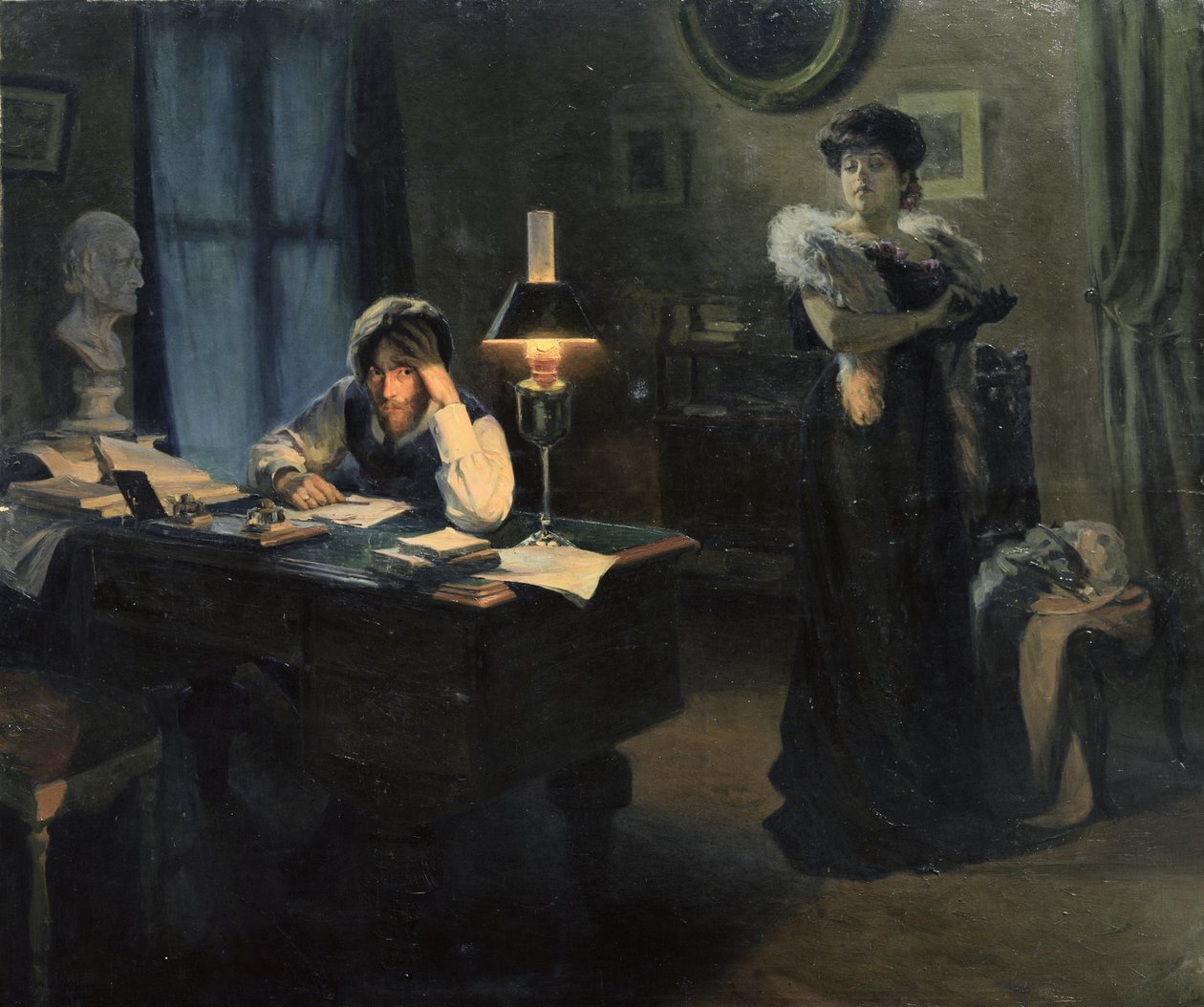 Muukalaiset, 1908 tekijältä Viktor Bogdanovich Aden