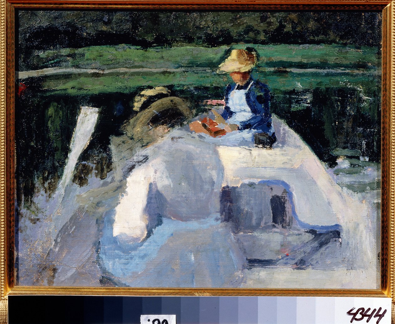 "Dance la baryaue" Peinture de Victor (toinen) Elpidiforovich Borisov-Musatov (Borisov Musatov) (1870-1905) 1892 Valtion A. Radishchev taidemuseo, Saratov tekijältä Viktor Elpidiforovich Borisov Musatov