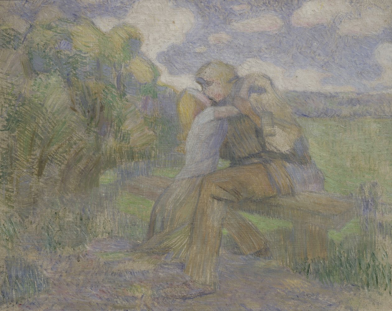 Suudelma, 1897 tekijältä Viktor Elpidiforovich Borisov Musatov