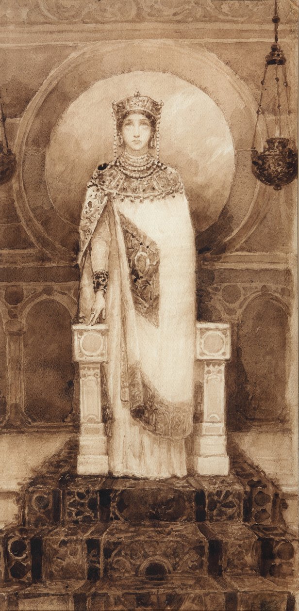 Pyhä Helena, 1890-luku tekijältä Viktor Mikhaylovich Vasnetsov