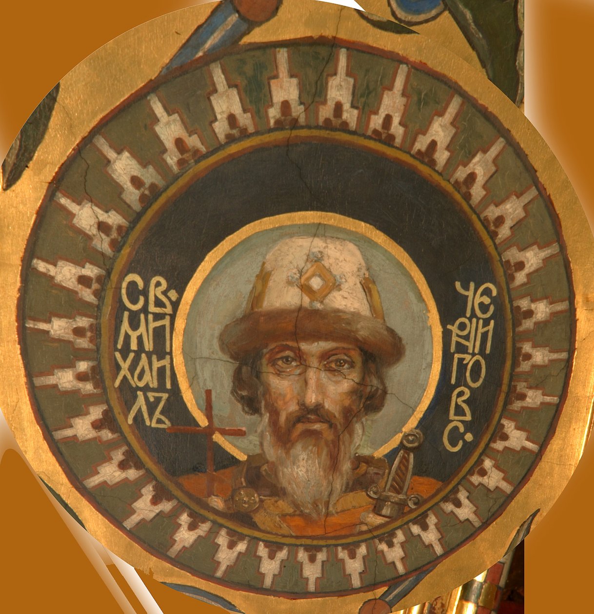 Tšernigovin pyhä prinssi Mikael, 1885-1896 tekijältä Viktor Mikhaylovich Vasnetsov