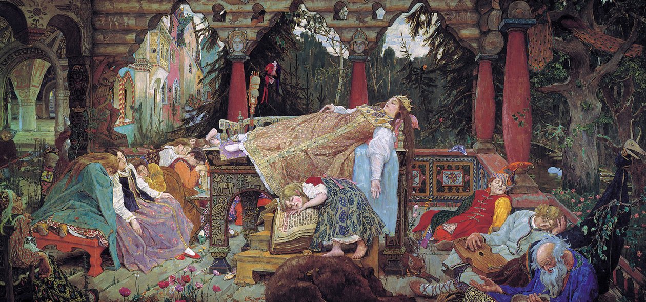 Prinsessa Ruusunen, 1900-1926. tekijältä Viktor Mikhaylovich Vasnetsov