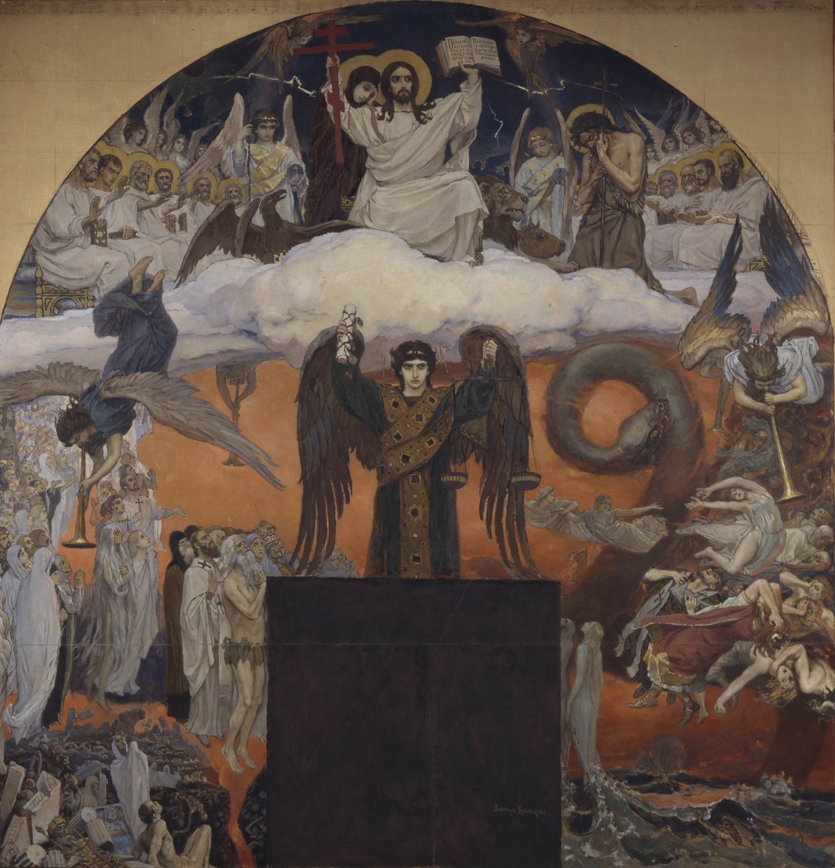 Viimeinen tuomio, 1885-1896 tekijältä Viktor Mikhaylovich Vasnetsov