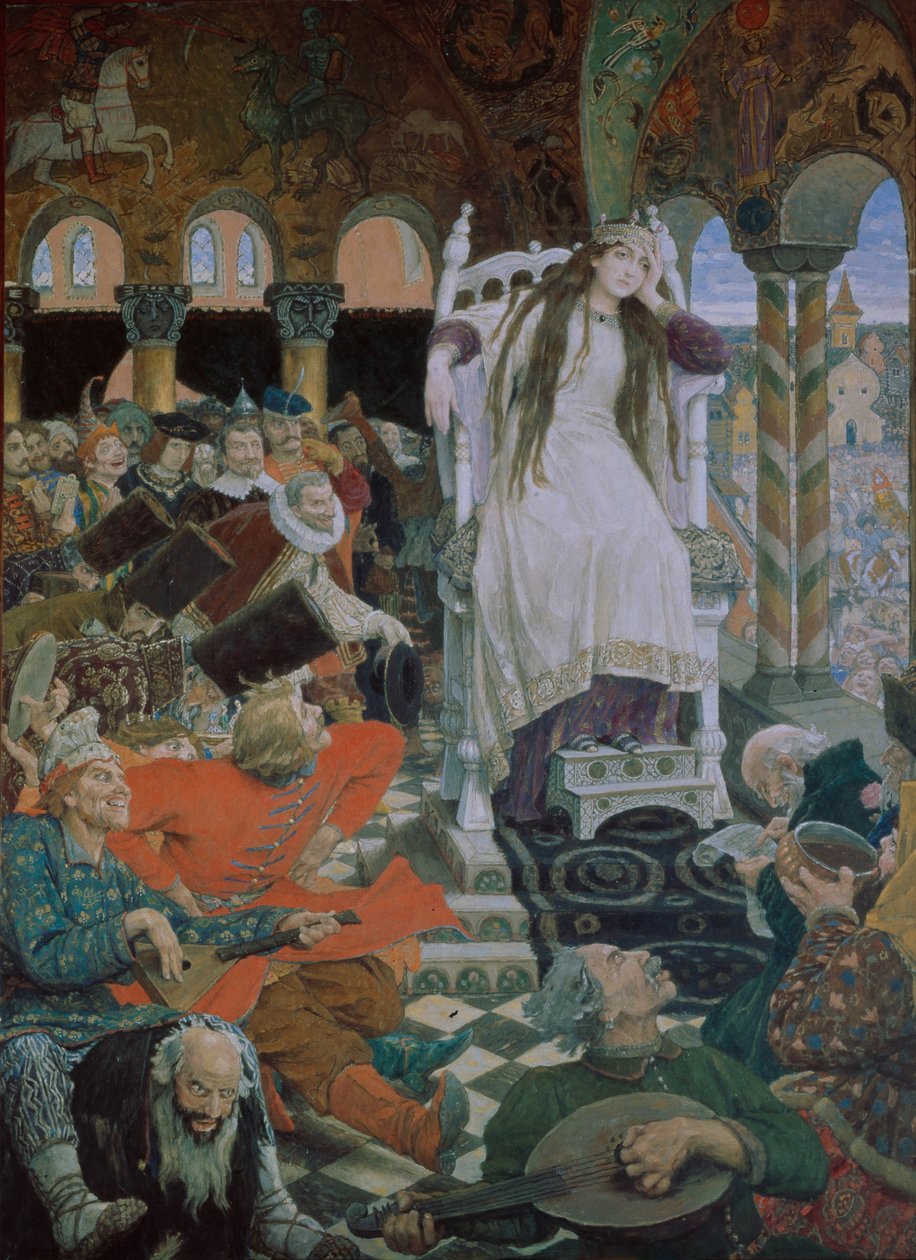 Prinsessa, joka ei koskaan hymyillyt Nesmeyanaa, 1914-1916 tekijältä Viktor Mikhaylovich Vasnetsov