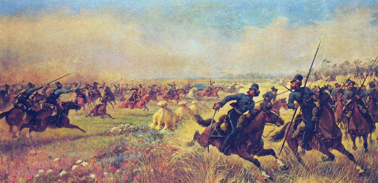 Mirin taistelu 9. heinäkuuta 1812, 1912 tekijältä Viktor Viketyevich Masurovsky