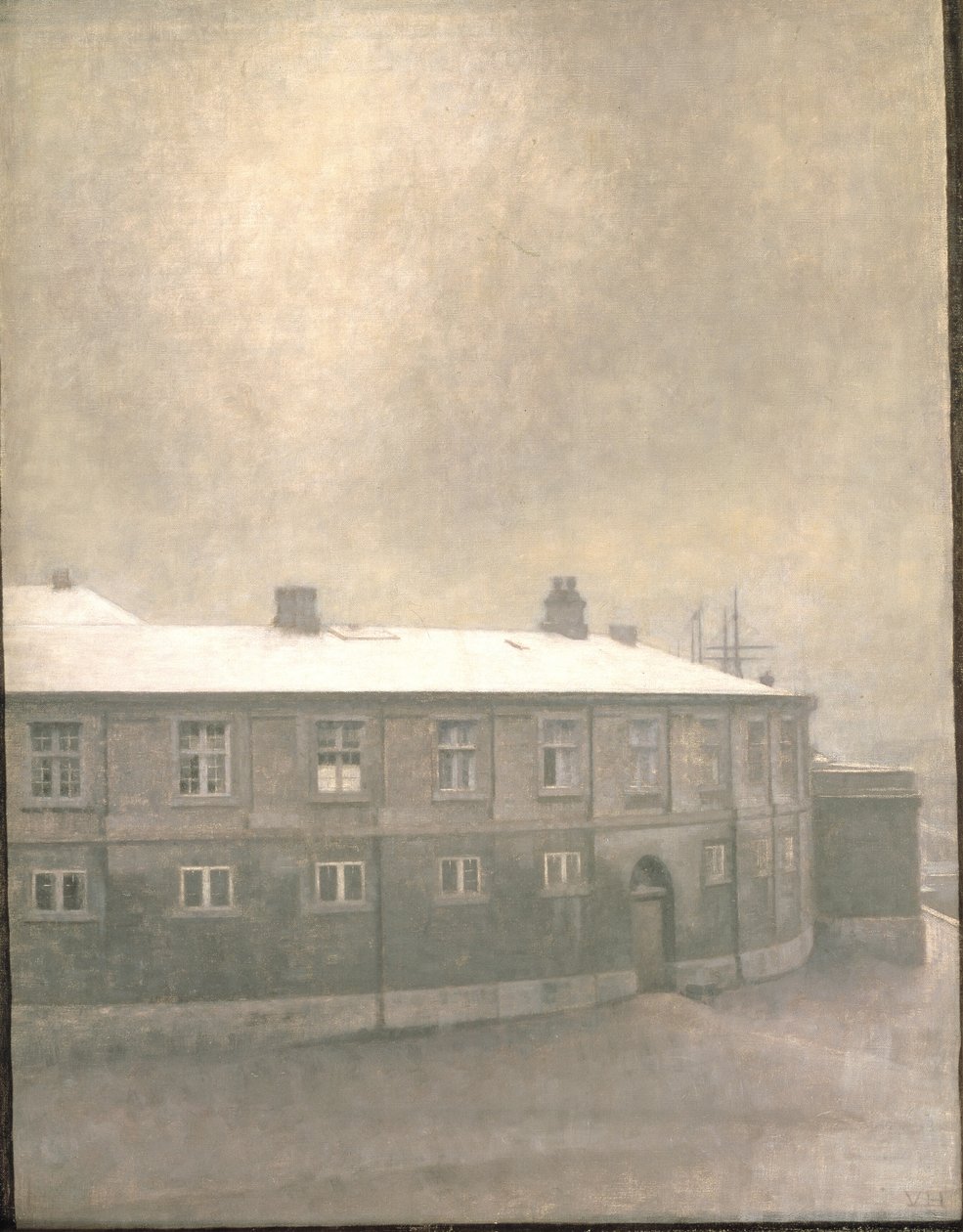 Christiansborgin palatsin siipi tekijältä Vilhelm Hammershøi