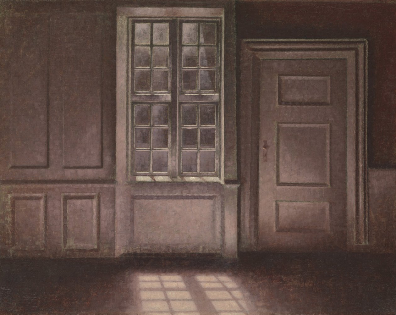 Moonlight, Strandgade 30, 1900-1906. tekijältä Vilhelm Hammershøi