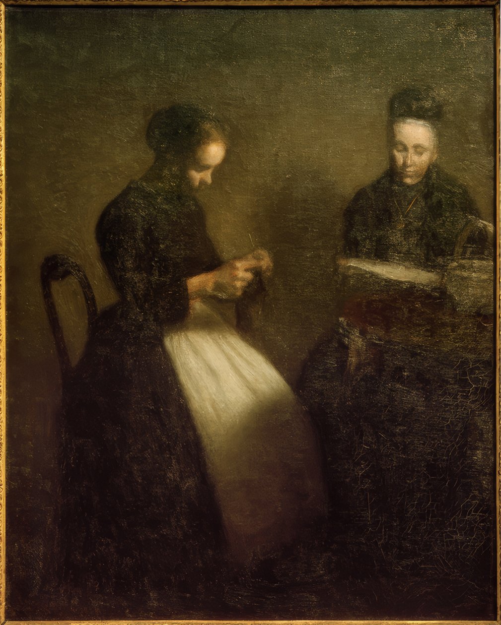 Abendinterieur tekijältä Vilhelm Hammershoi