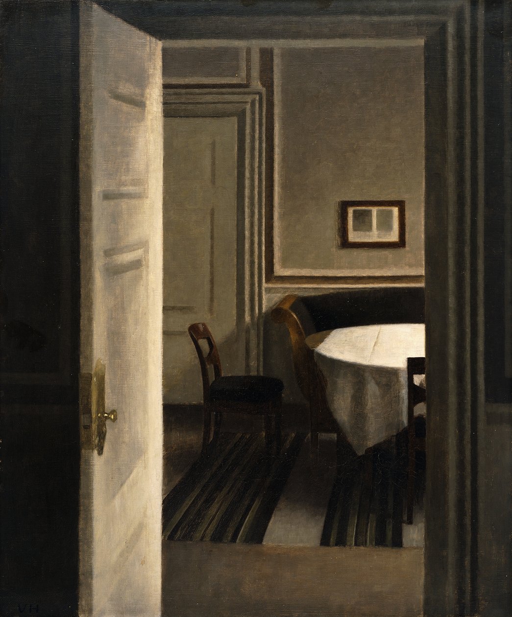 Sisustus, Strandgade 30, 1904 tekijältä Vilhelm Hammershoi