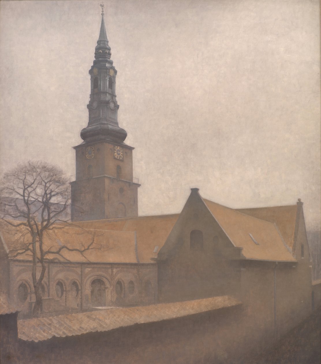 Pyhän Pietarin kirkko, Kööpenhamina tekijältä Vilhelm Hammershoi