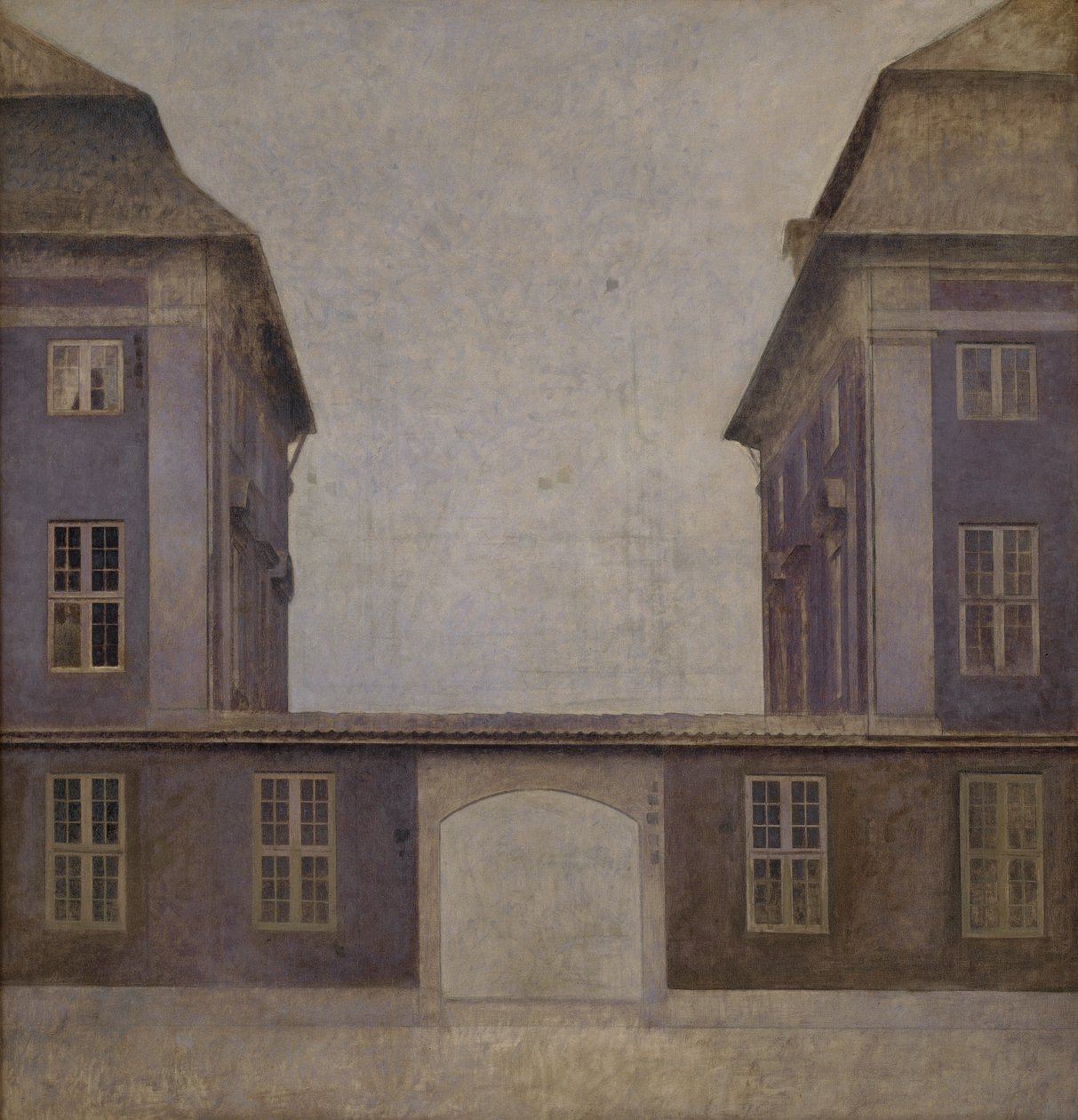 Asiatic Companyn rakennukset St. Annæ Gadesta nähtynä, 1902 tekijältä Vilhelm Hammershoi