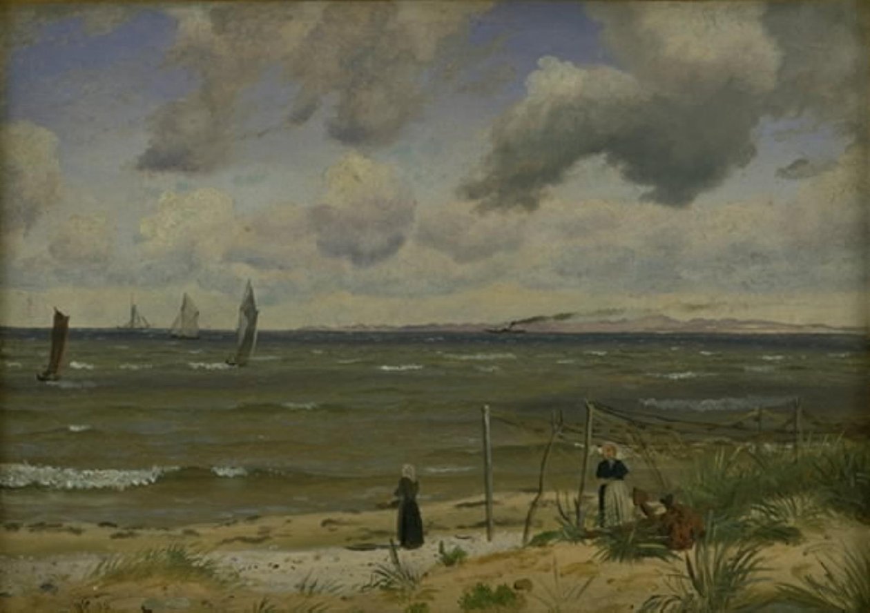 Hornbæk Strand Sealandin pohjoisosassa tekijältä Vilhelm Kyhn