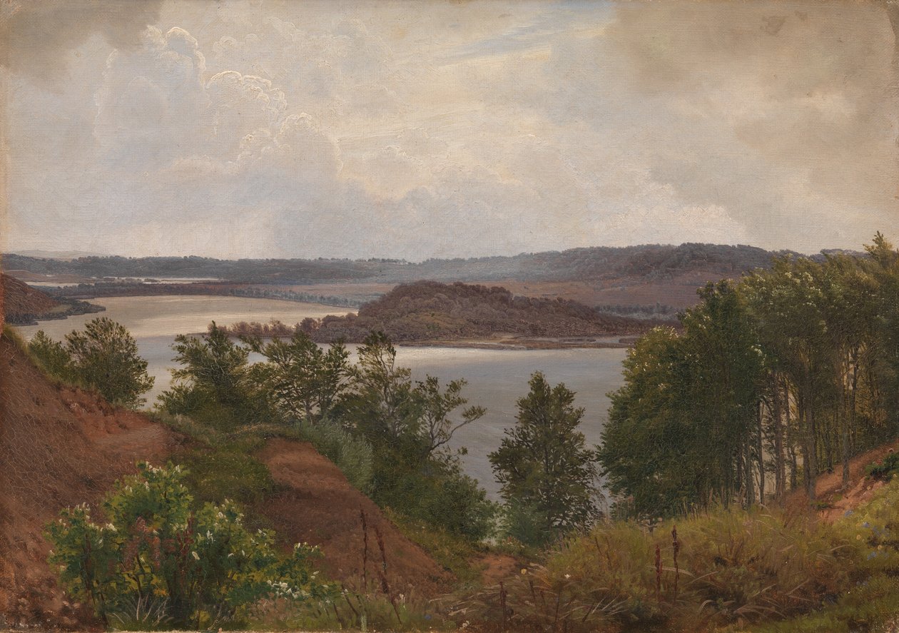 Lakes at Laven lähellä Silkeborgia tekijältä Vilhelm Kyhn