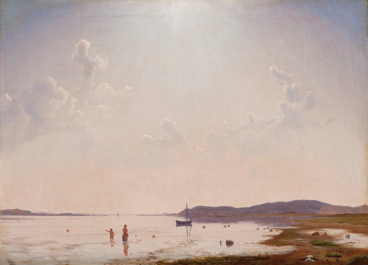 Näkymä Roskilde Fjordille lähellä Frederikssundia, Seelanti tekijältä Vilhelm Kyhn