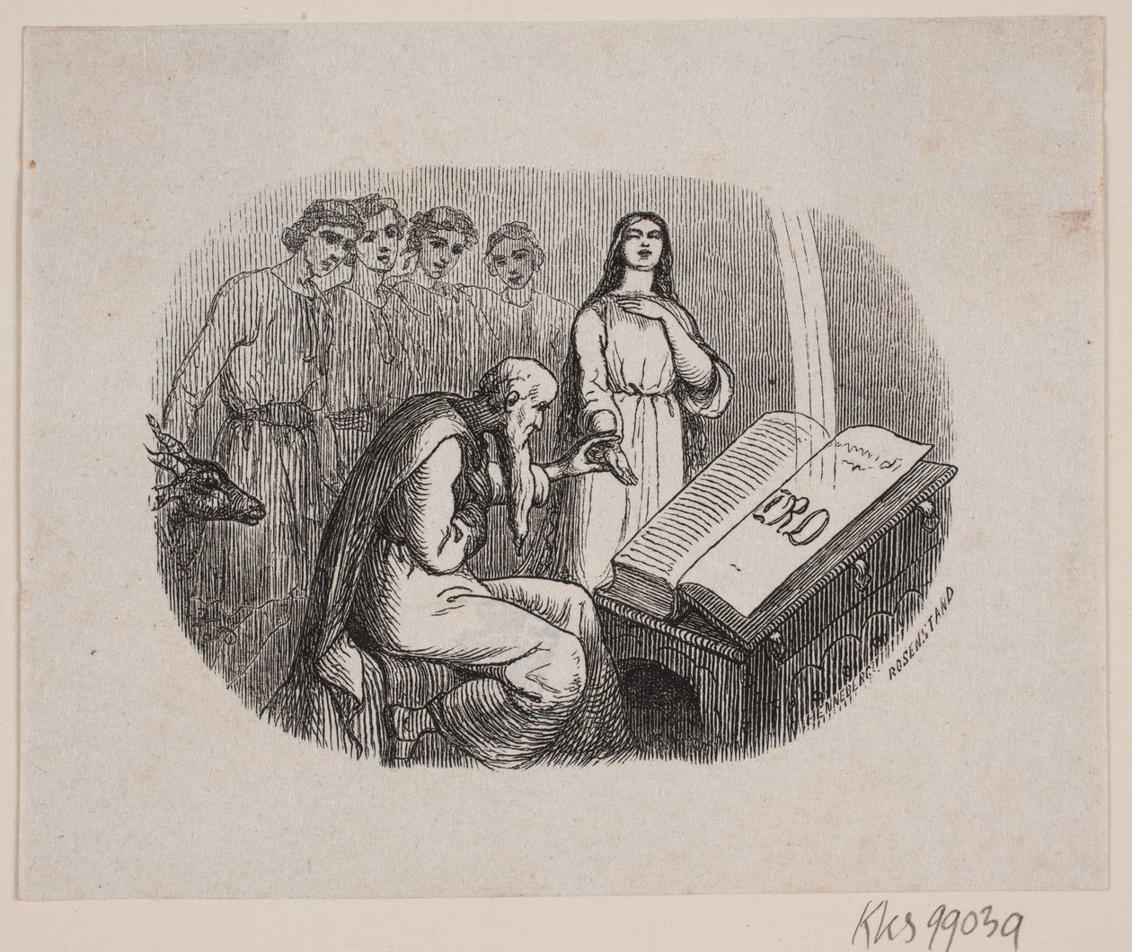 Il·lustració per als contes i històries de H. C. Andersen en finès tekijältä Vilhelm Pedersen
