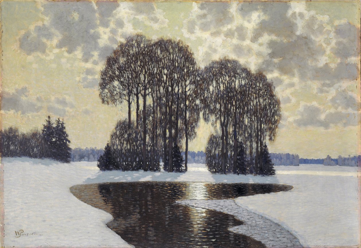 Talvi, c. 1910 tekijältä Vilhelms Purvitis