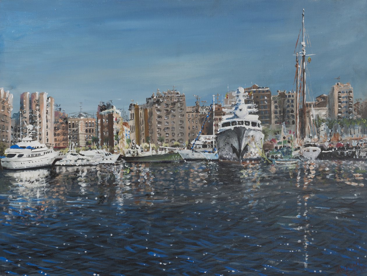 Barcelona, 1998, (akryyli kankaalle) tekijältä Vincent Alexander Booth