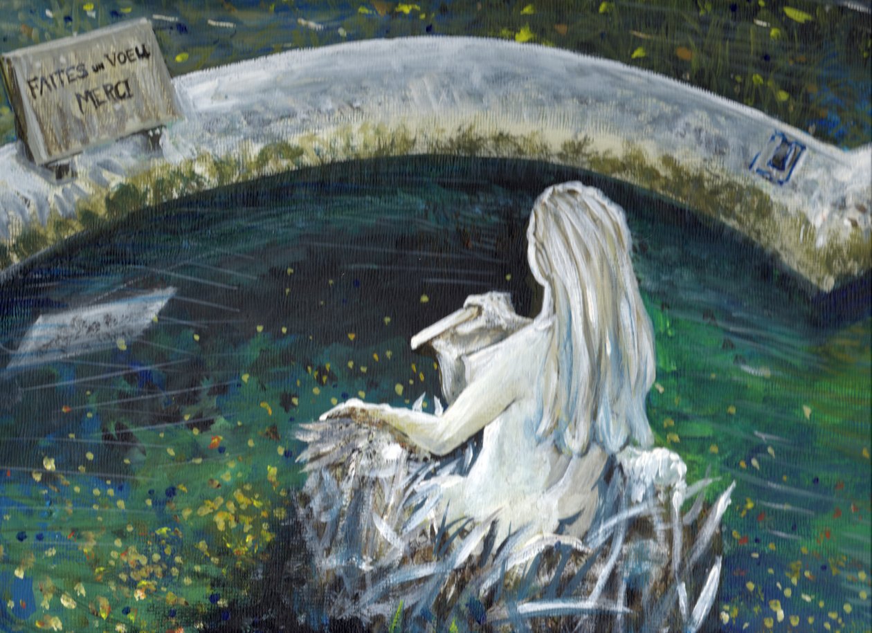 Mermaid of Laignes, 2006, (akryyli kankaalle) tekijältä Vincent Alexander Booth