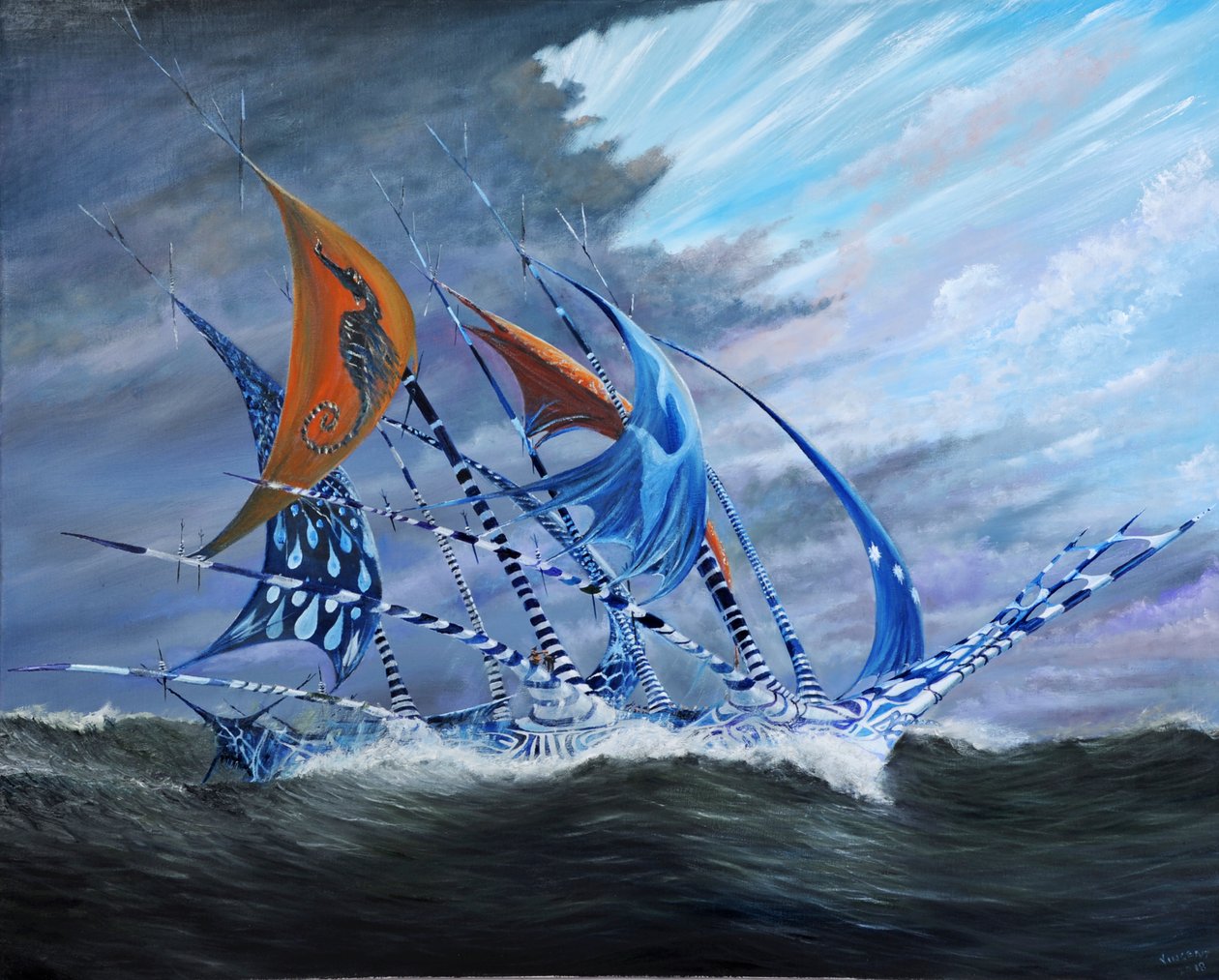 Myrskyn luojat Koro Sea, 2018, tekijältä Vincent Alexander Booth