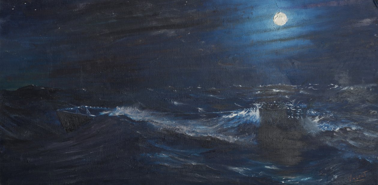 The Tell Tale Moon, 1995, (öljy kankaalle) tekijältä Vincent Alexander Booth