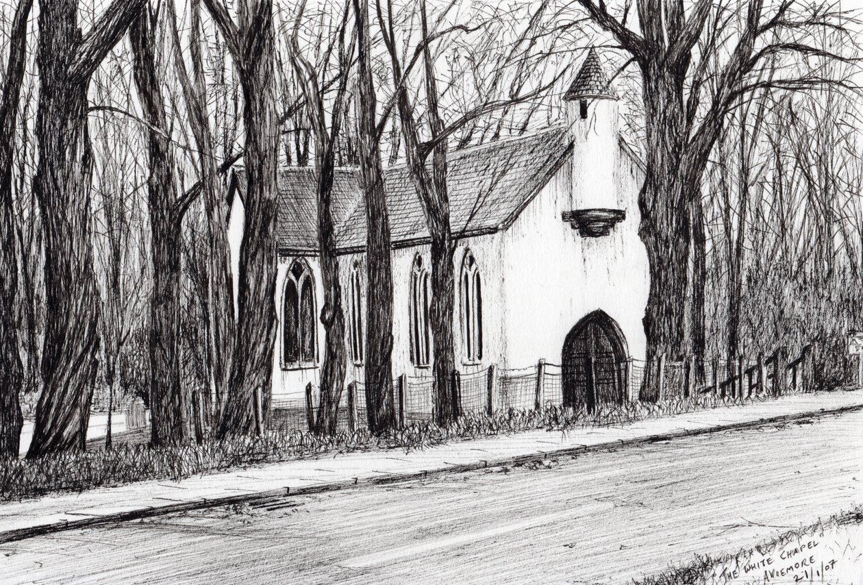 The White Chapel Aviemore, 2007, (tussi paperille) tekijältä Vincent Alexander Booth