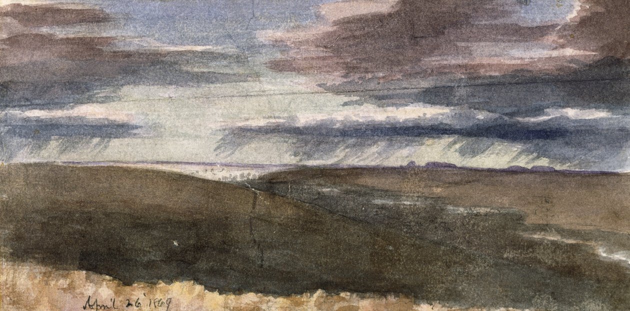 Southwestern Scene, 26. huhtikuuta 1869 (wc paperilla) tekijältä Vincent Colyer