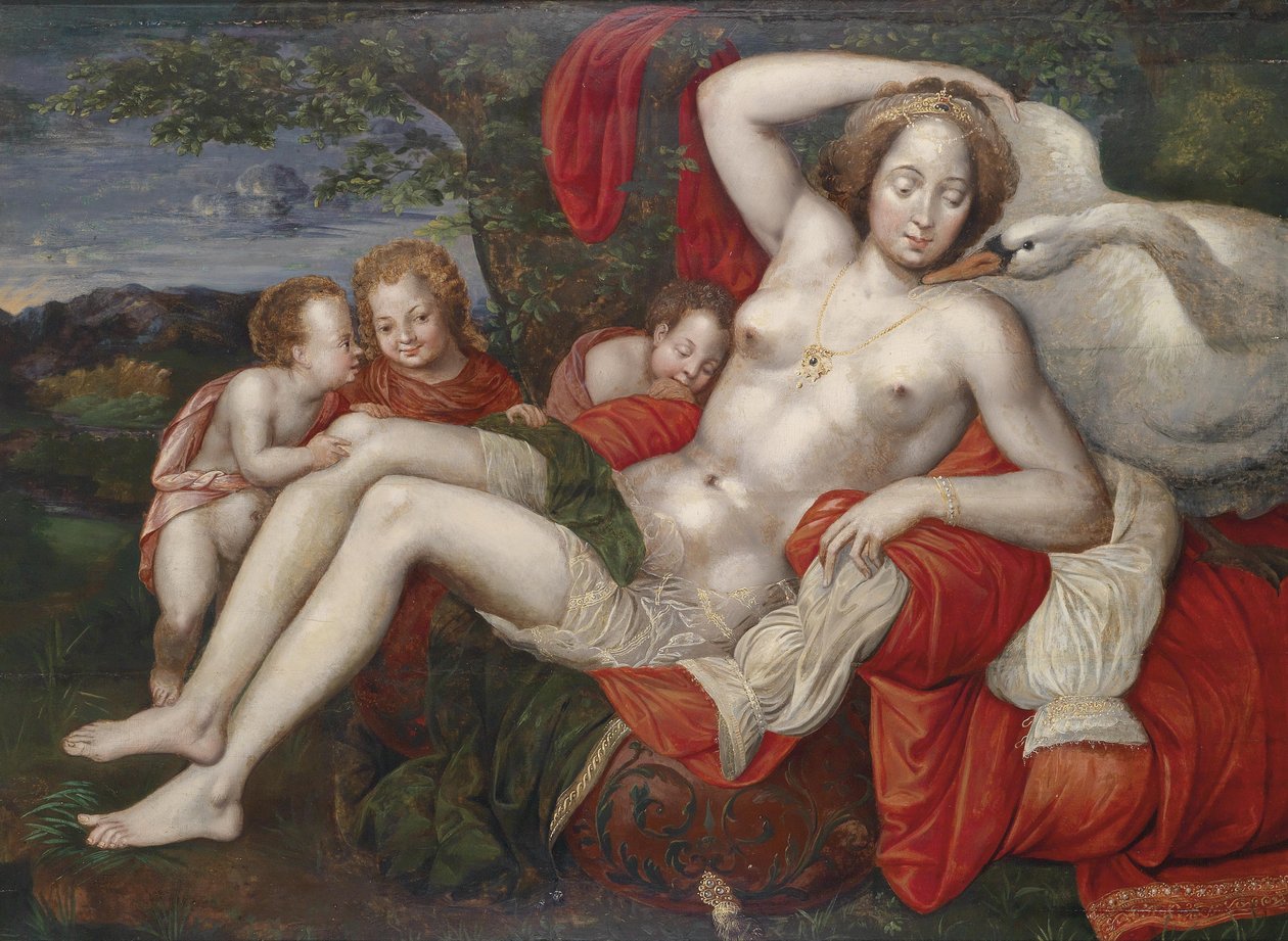 Leda und der Schwan tekijältä Vincent Sellaer