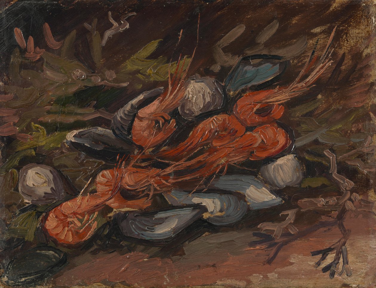 Katkaravut ja simpukat tekijältä Vincent van Gogh