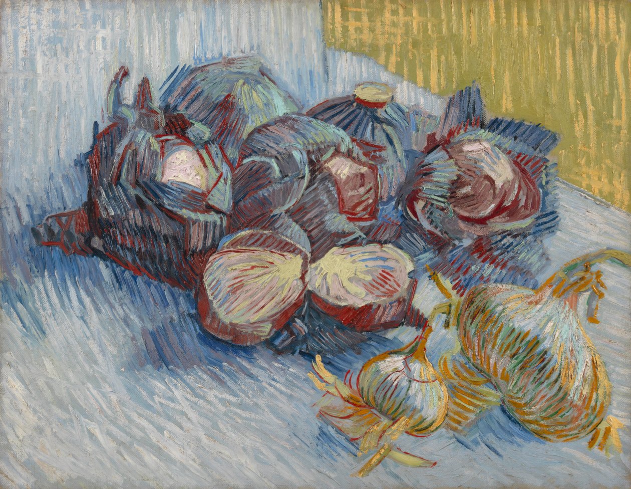 Punakaalia ja sipulia tekijältä Vincent van Gogh