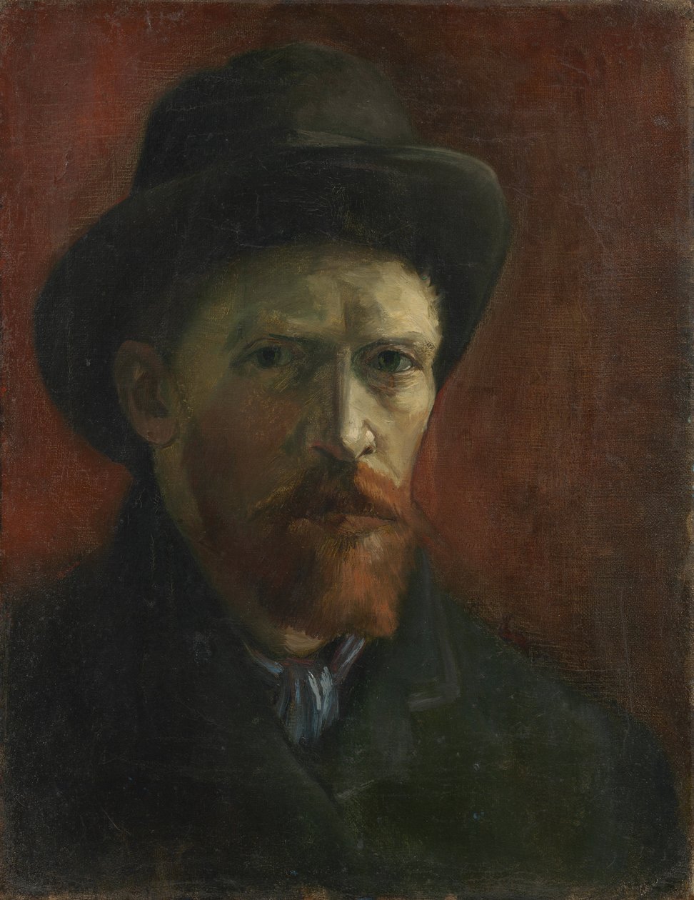 Omakuva ja huopahattu tekijältä Vincent van Gogh