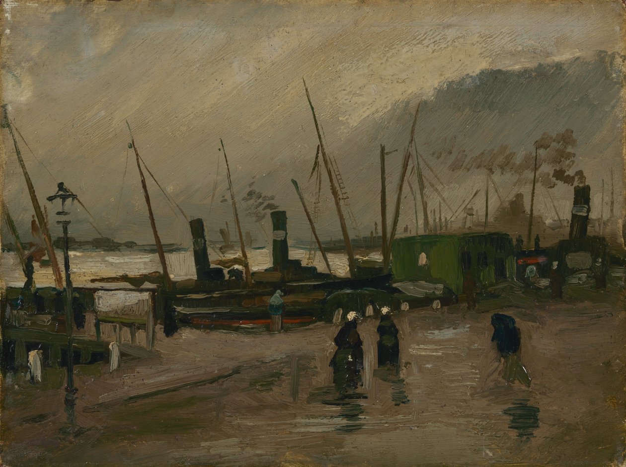 De Ruijterkade Amsterdamissa tekijältä Vincent van Gogh