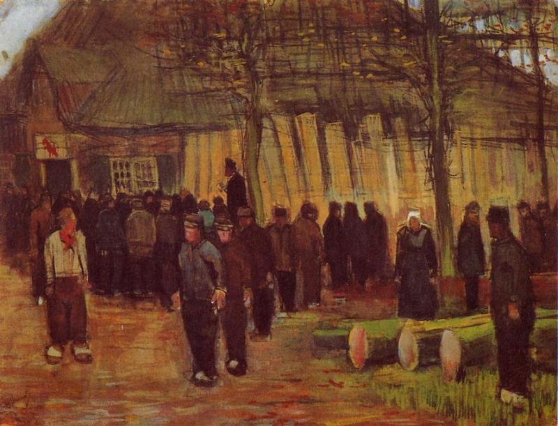 Die Holzauktion tekijältä Vincent van Gogh