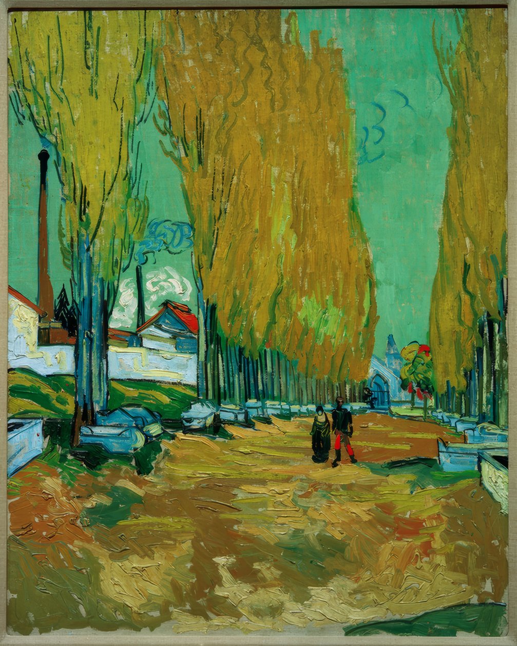 Allée des Tombeaux (Les Alyscamps) tekijältä Vincent van Gogh