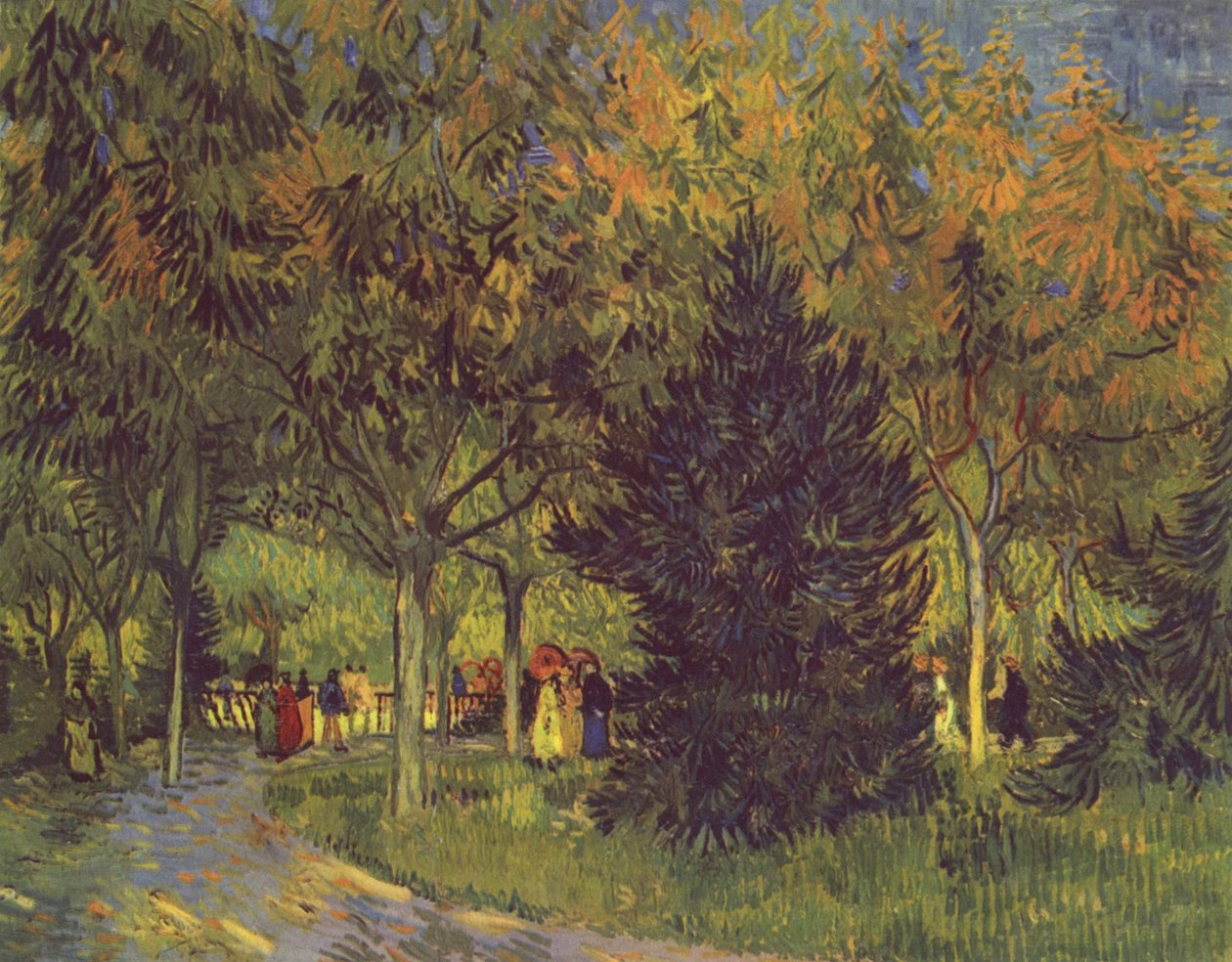 Allee im Park tekijältä Vincent van Gogh