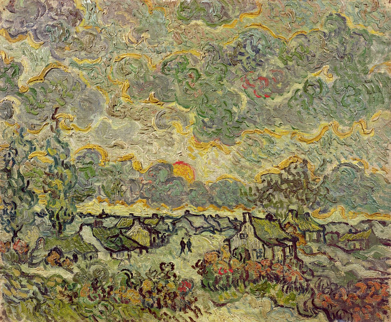 Syksyinen maisema, 1890 tekijältä Vincent van Gogh