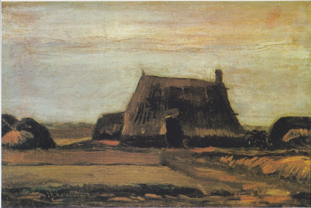 Maalaistalo turpeen leikkauksella tekijältä Vincent van Gogh