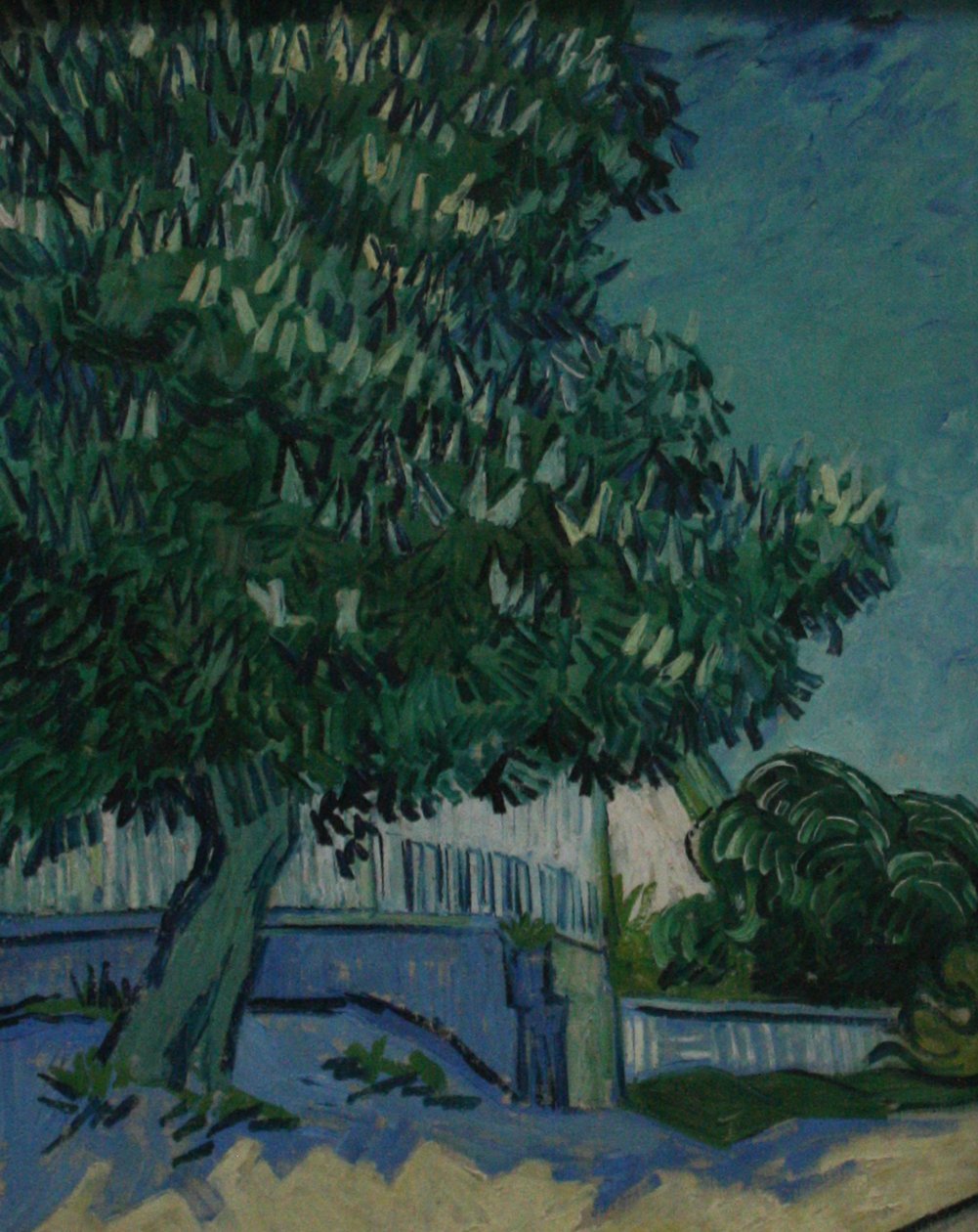 Bloeiende kastanjebomen tekijältä Vincent van Gogh