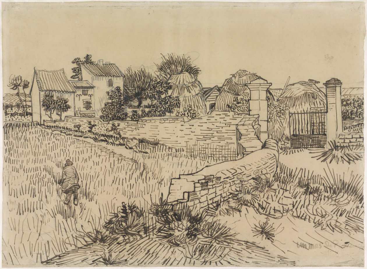 Maalaistalo kohteessa Provence tekijältä Vincent van Gogh