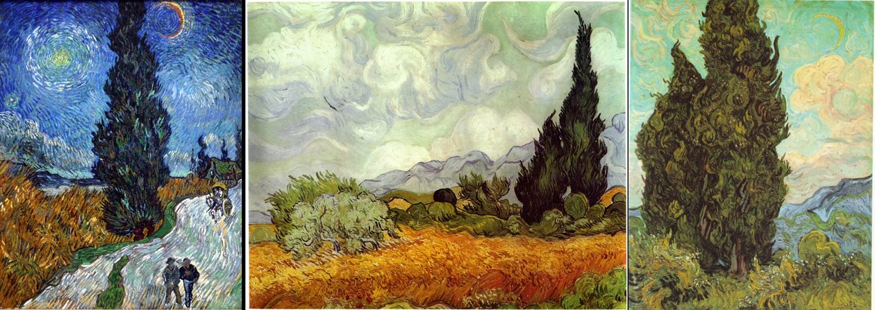 Maantie Provencessa yöllä tekijältä Vincent van Gogh