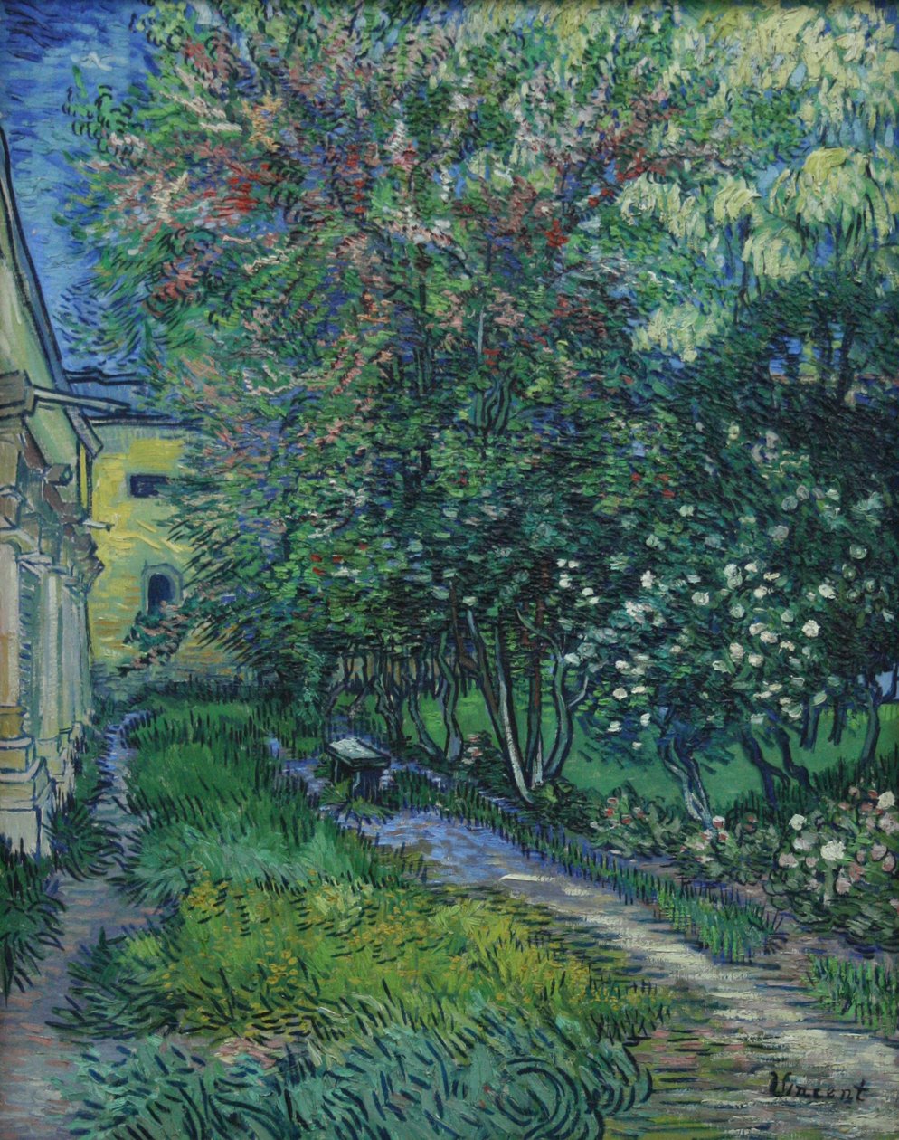 De tuin van de inrichting Saint-Rémyssä tekijältä Vincent van Gogh