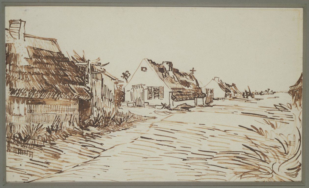 De weg naar Saintes-Maries tekijältä Vincent van Gogh
