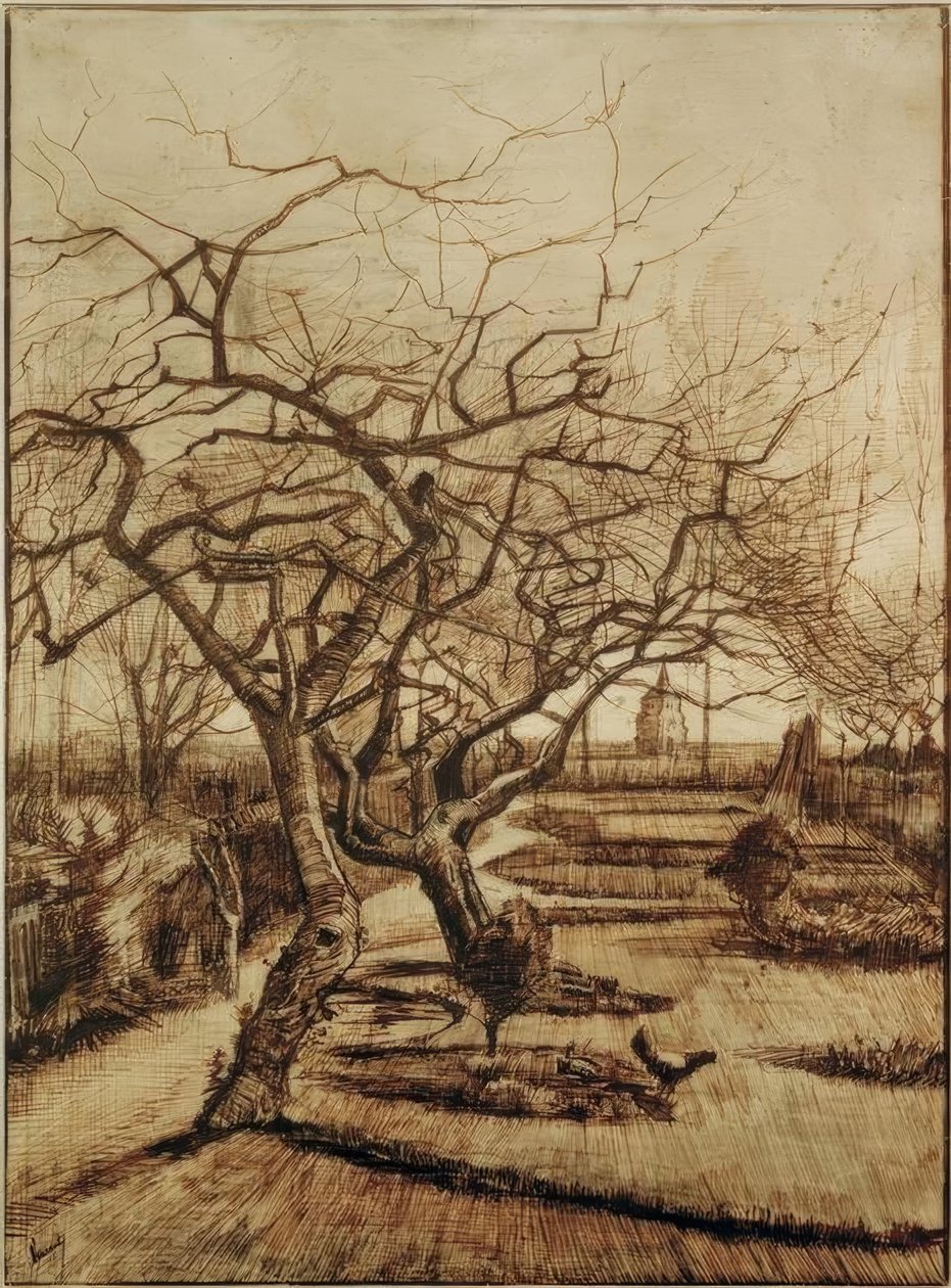 Der Garten des Pfarrhauses Nuenenissa tekijältä Vincent van Gogh