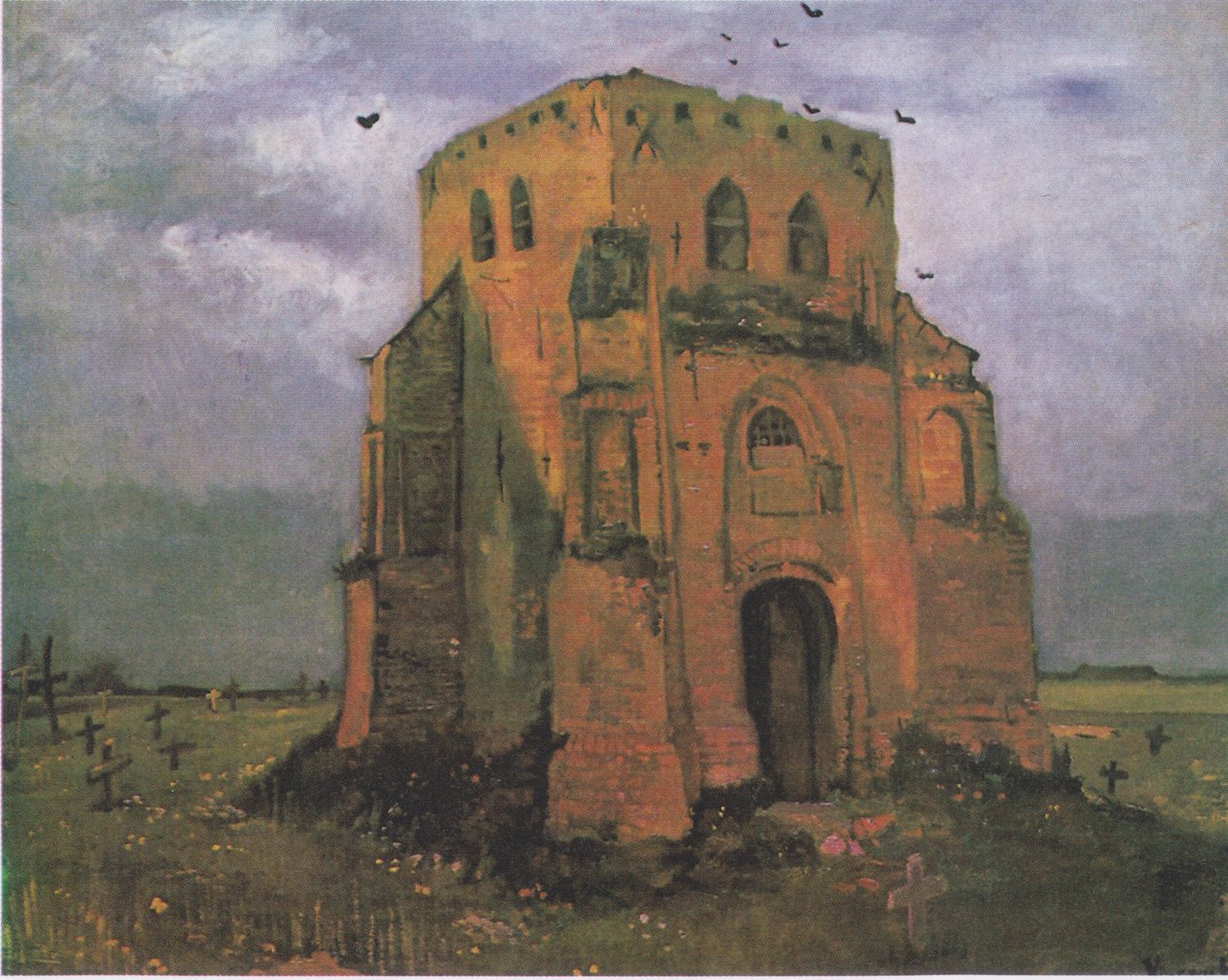 Nuenenin vanha hautausmaatorni3 tekijältä Vincent van Gogh